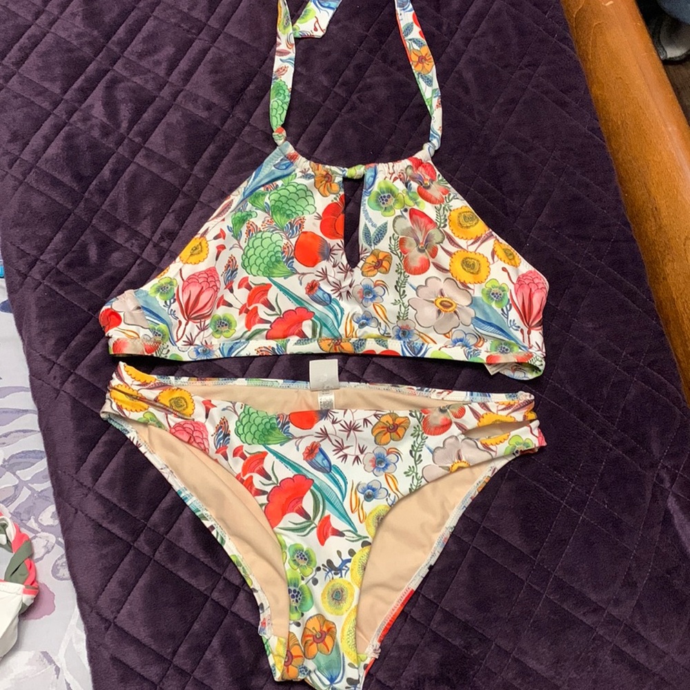 Multi colored bikini